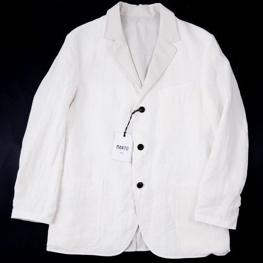 Manto Reversible Linen Blazer-Jacket - Top Shelf Apparel
