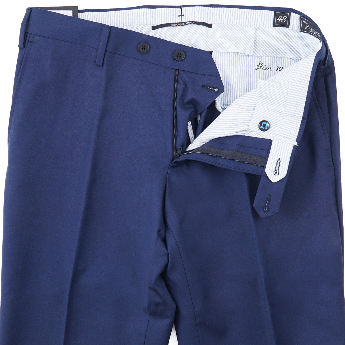 Marco Pescarolo Slim Wool-Mohair Pants - Top Shelf Apparel