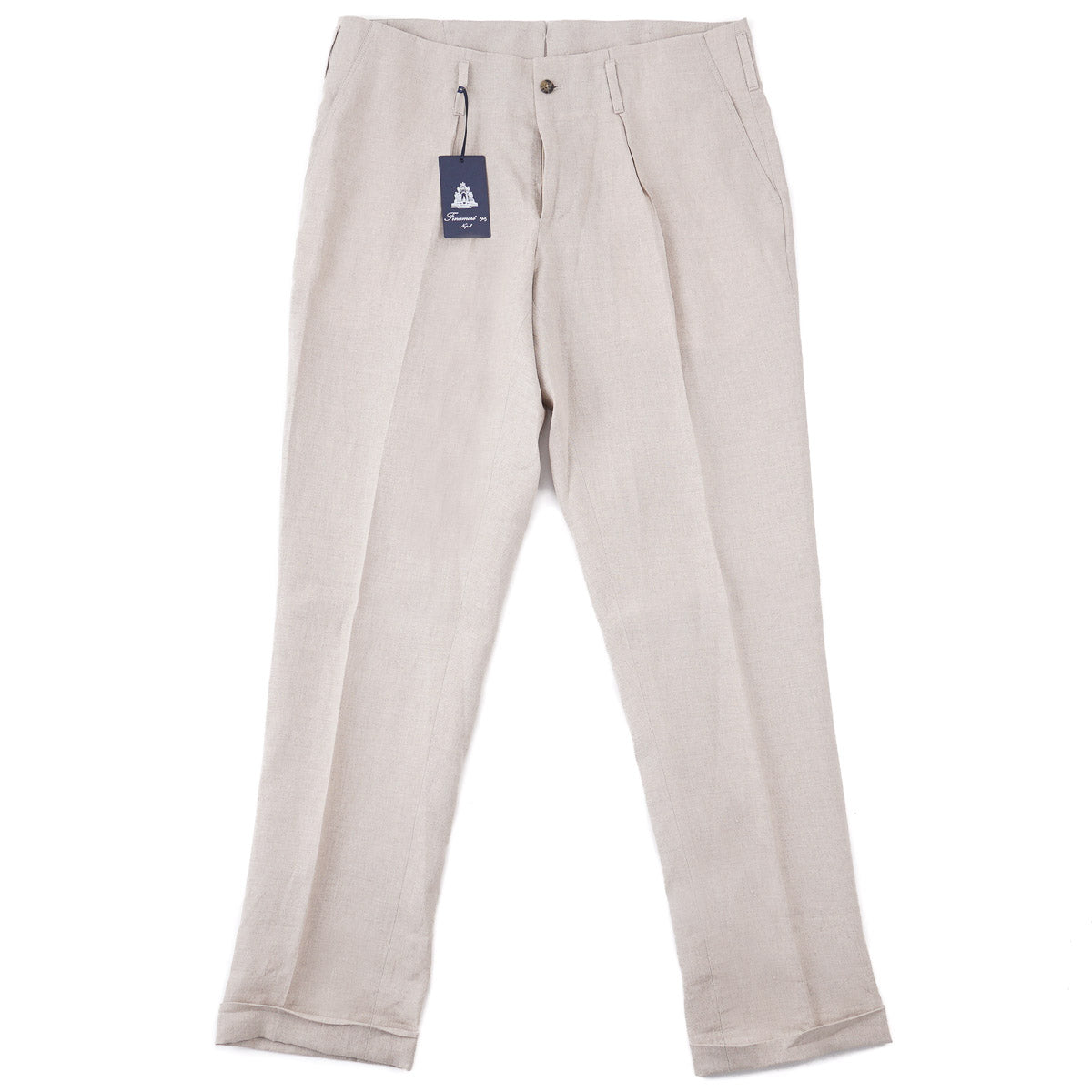 Finamore Pure Linen Dress Pants - Top Shelf Apparel