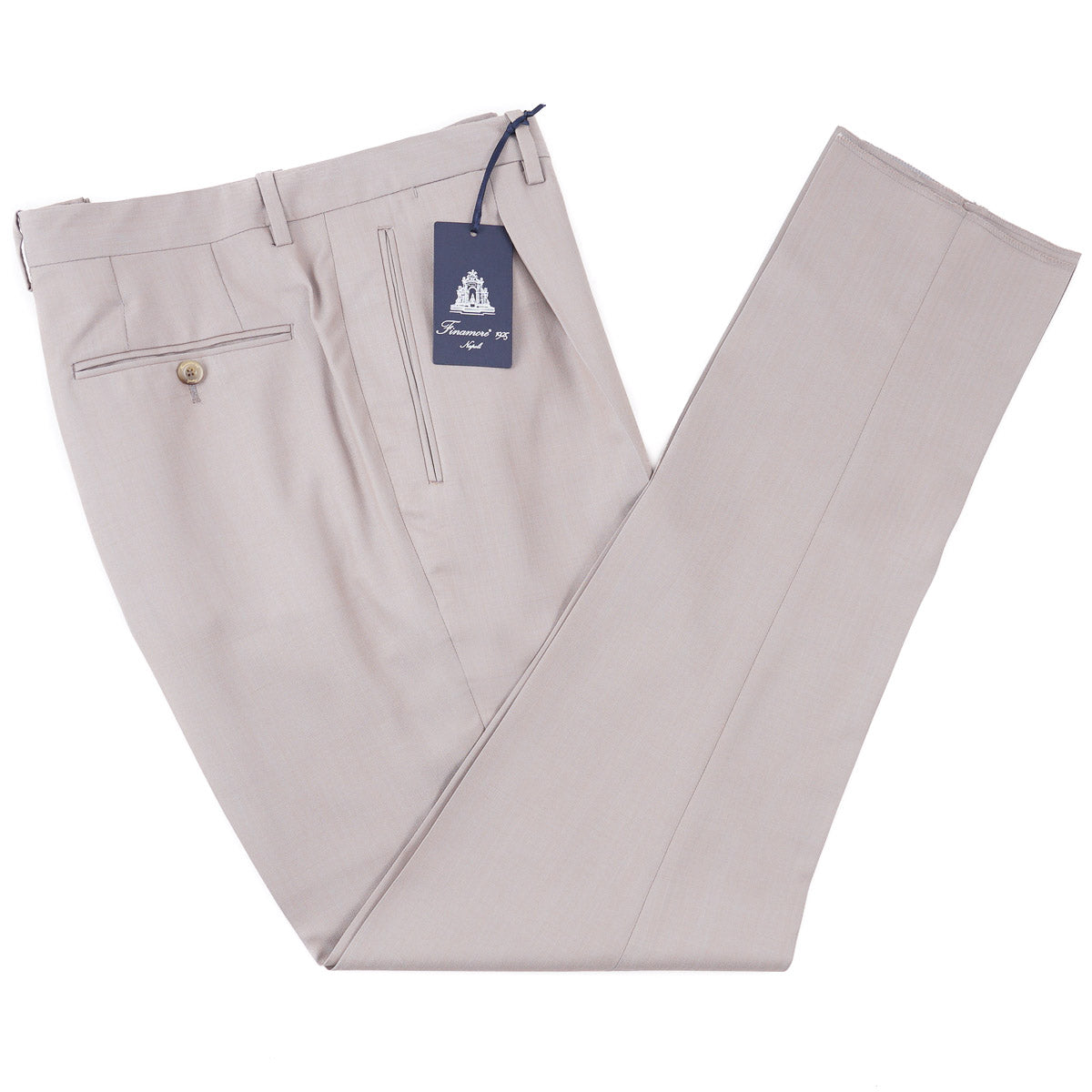 Finamore Solaro Wool Dress Pants - Top Shelf Apparel