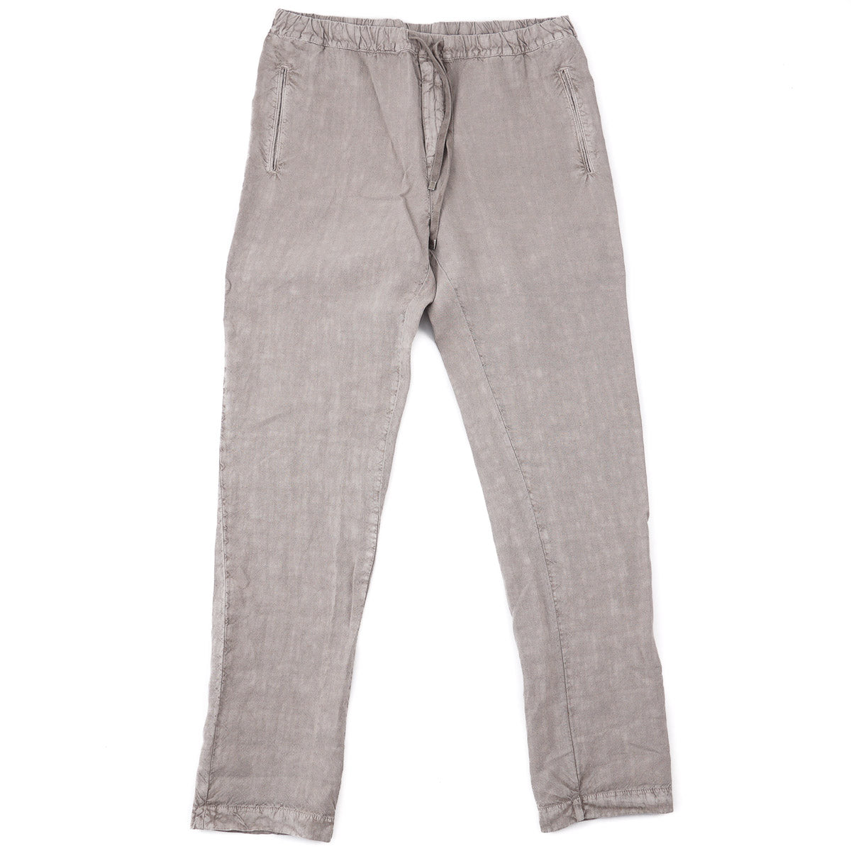 Finamore Drawstring Waist Linen Pants - Top Shelf Apparel