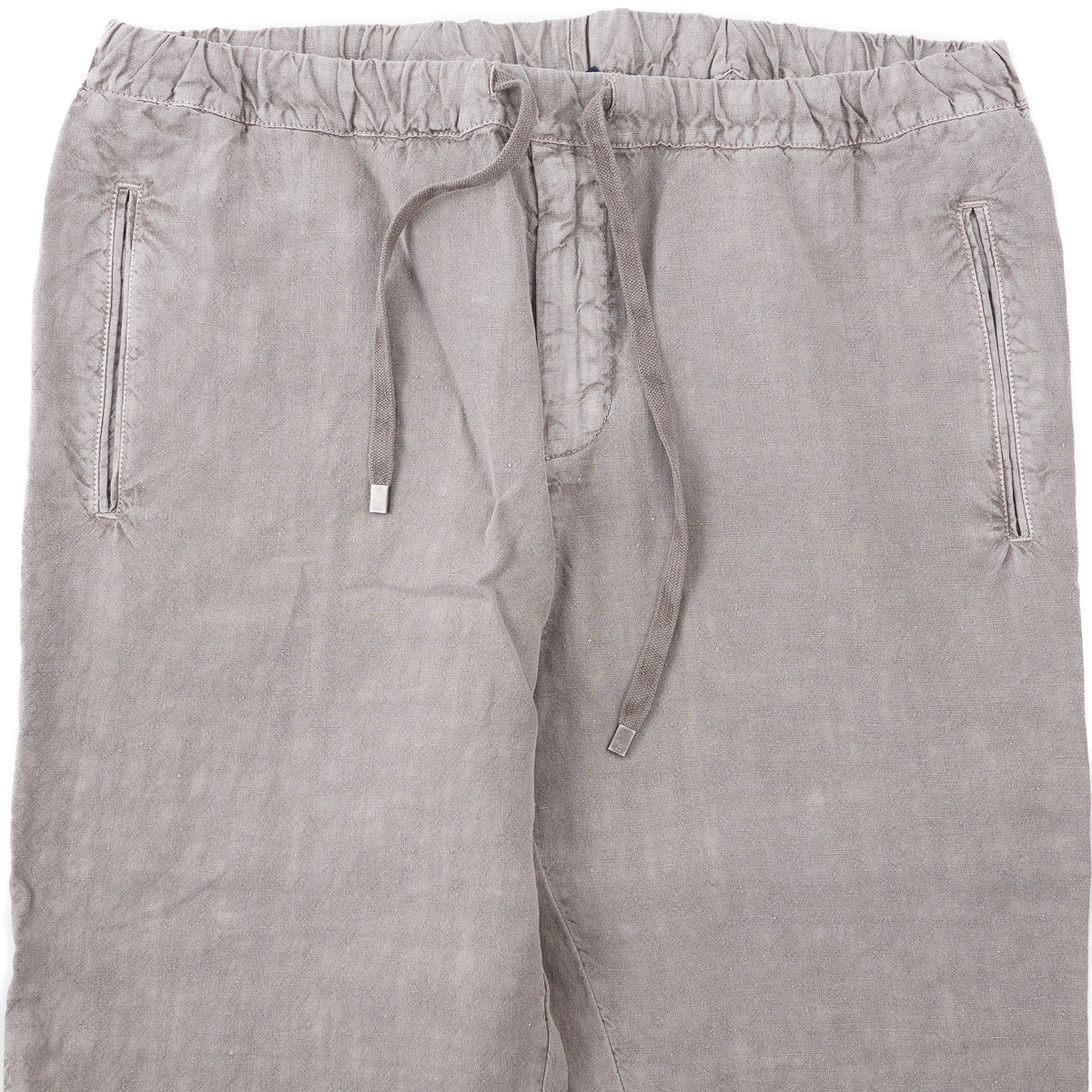 Finamore Drawstring Waist Linen Pants - Top Shelf Apparel