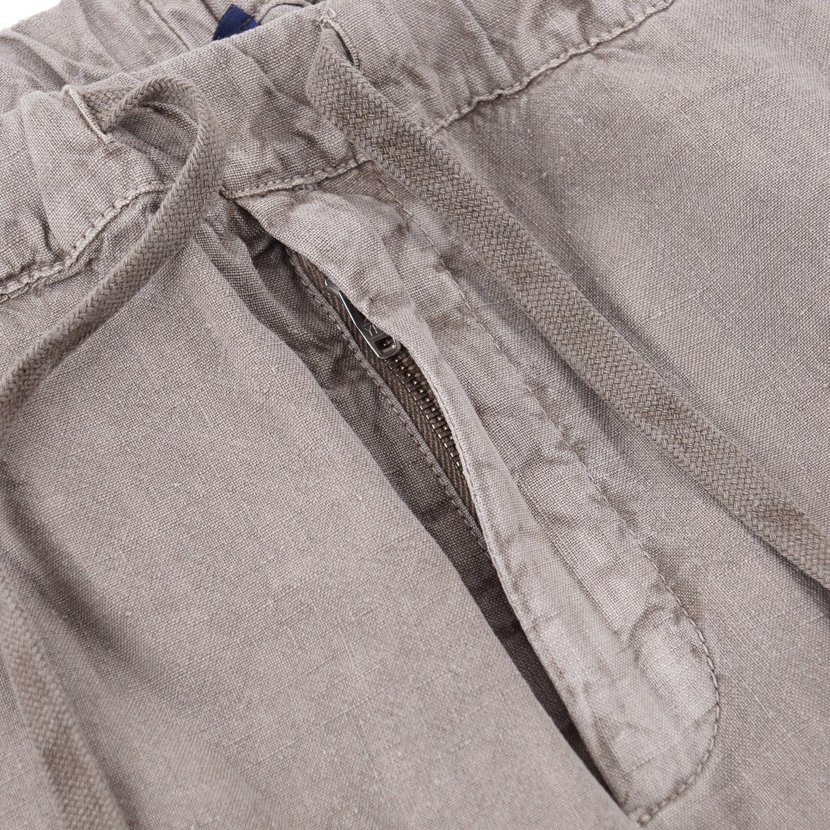 Finamore Drawstring Waist Linen Pants - Top Shelf Apparel