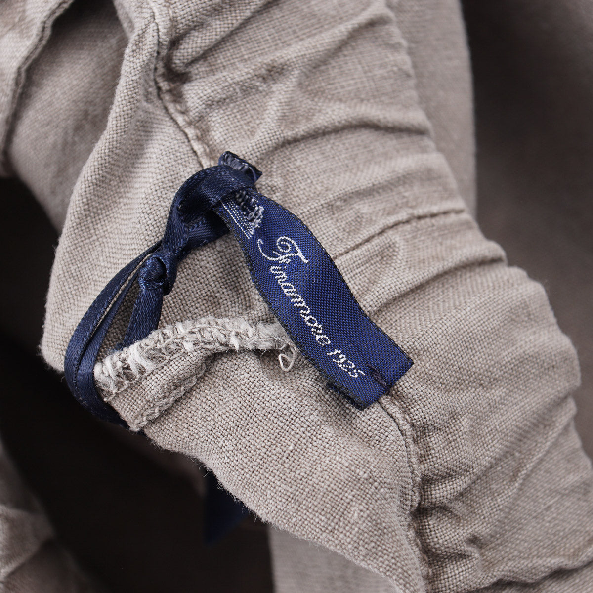 Finamore Drawstring Waist Linen Pants - Top Shelf Apparel