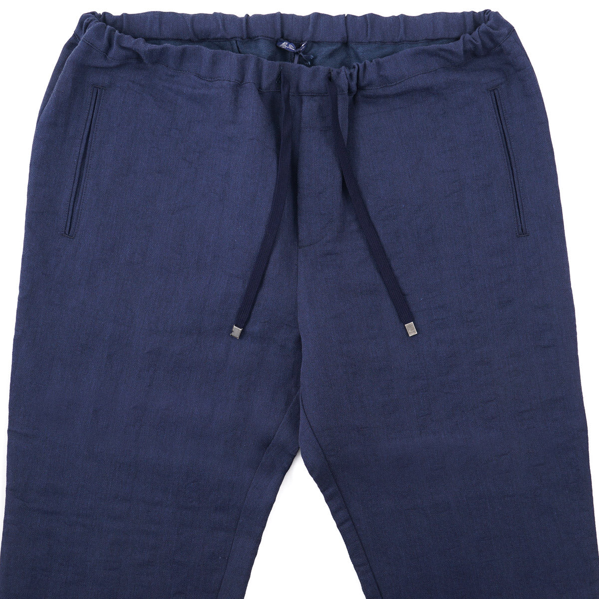 Finamore Drawstring Waist Linen Pants - Top Shelf Apparel