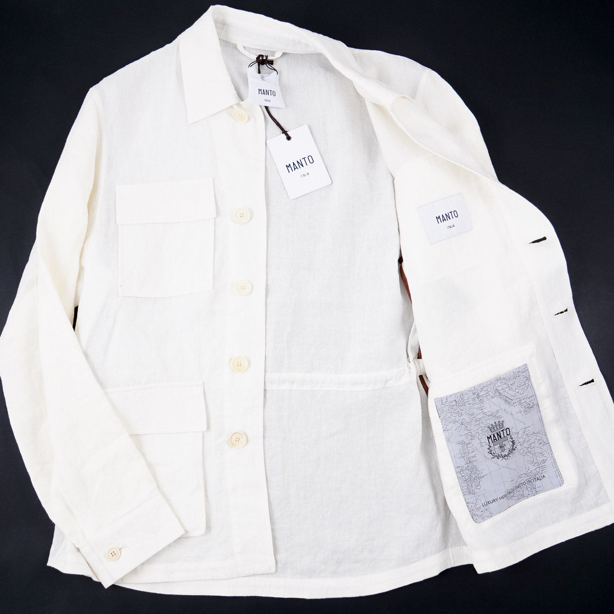 Manto Lightweight Linen Field Jacket - Top Shelf Apparel