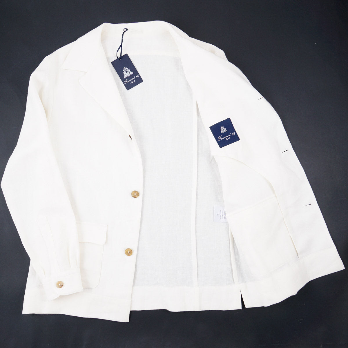 Finamore Unlined Linen-Wool Safari Jacket - Top Shelf Apparel