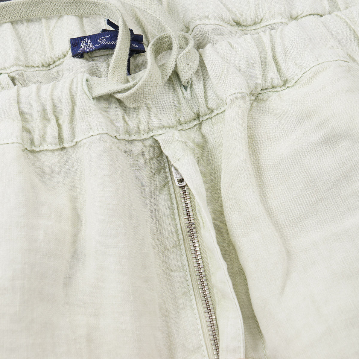 Finamore Drawstring Waist Linen Pants - Top Shelf Apparel