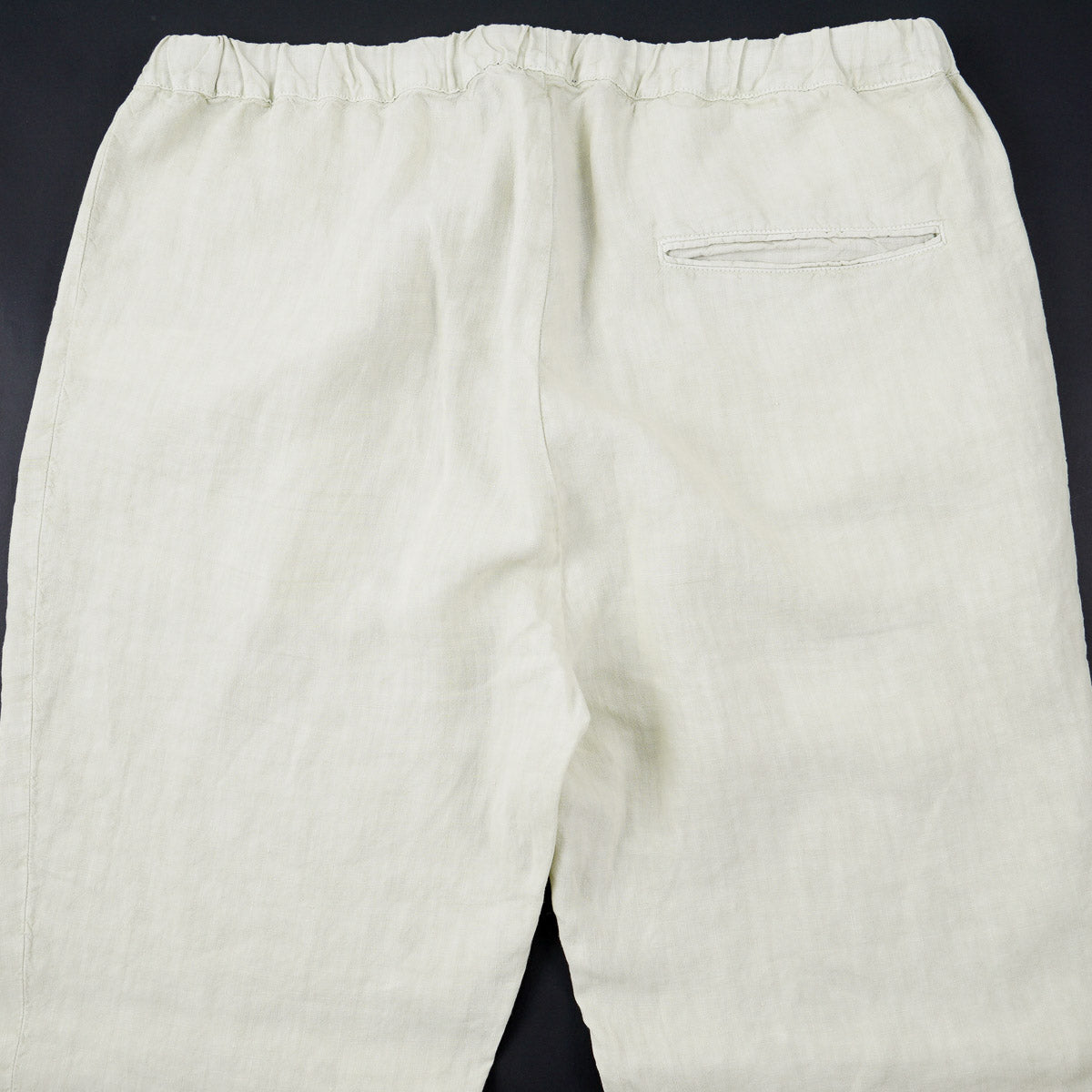 Finamore Drawstring Waist Linen Pants - Top Shelf Apparel