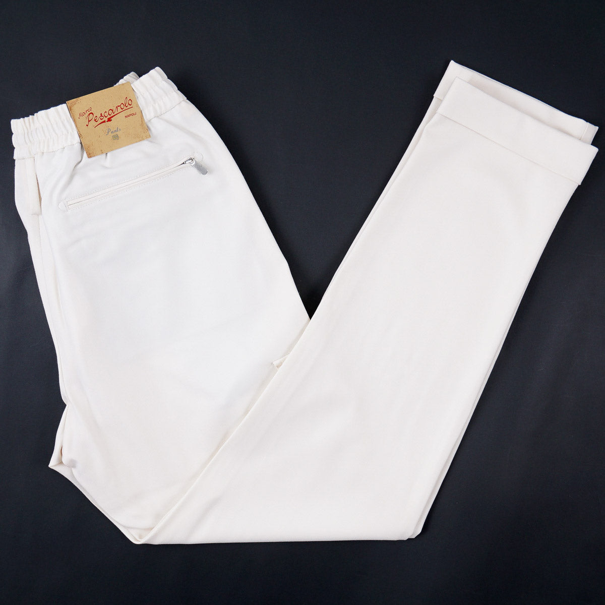 Marco Pescarolo Wool-Silk Drawstring Pants - Top Shelf Apparel