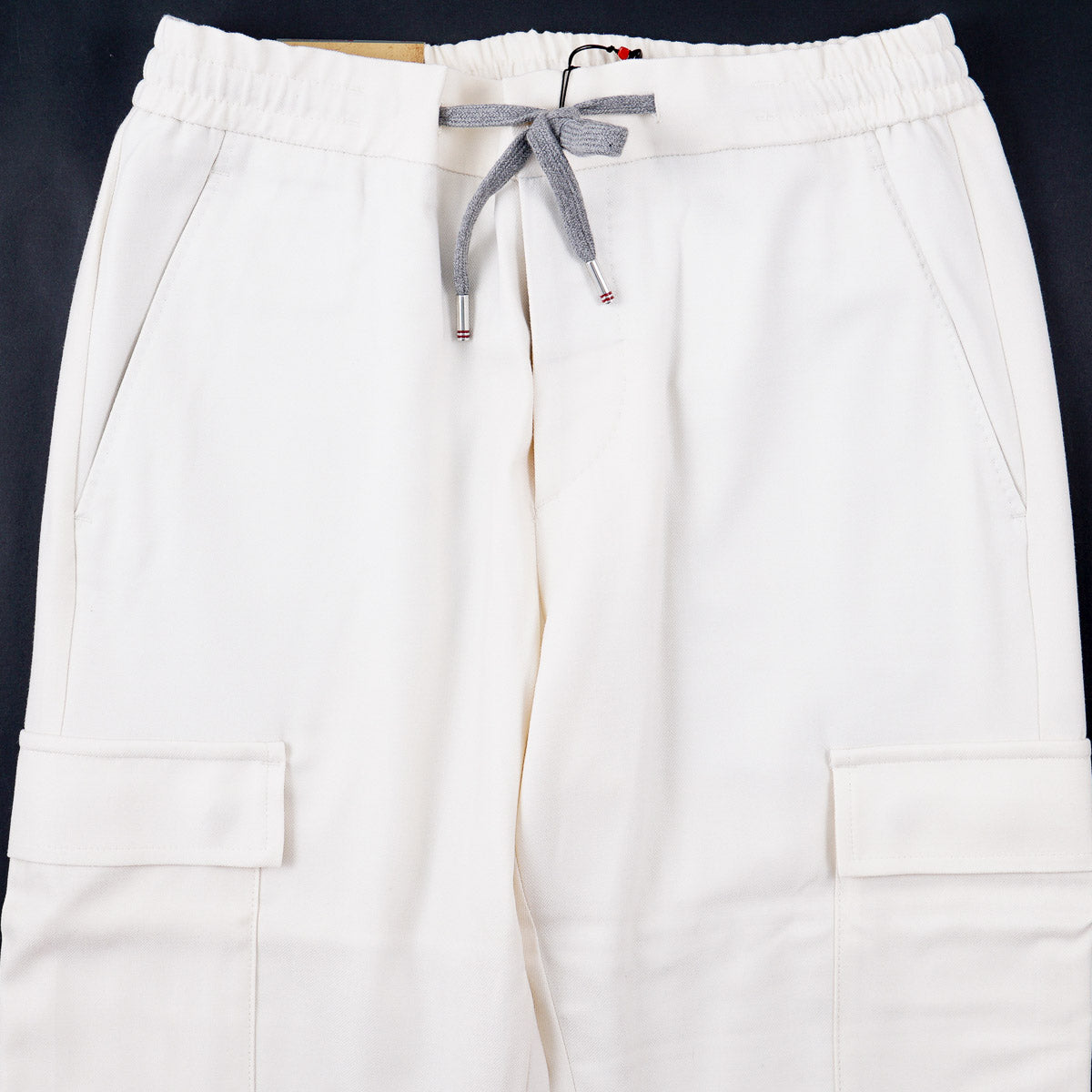 Marco Pescarolo Wool-Silk Drawstring Pants - Top Shelf Apparel