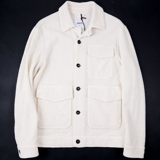 Manto Textured Cotton-Silk Jacket - Top Shelf Apparel
