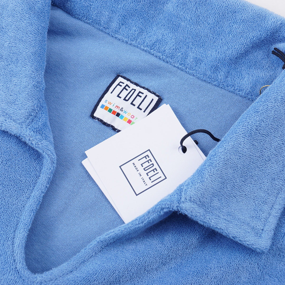 Fedeli Terry Cotton Polo Shirt - Top Shelf Apparel