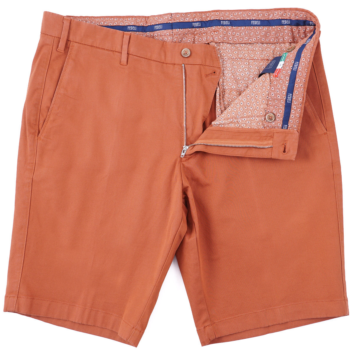 Fedeli Twill Cotton Bermuda Shorts