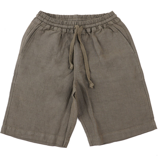 Fedeli 'Vico' Drawstring Linen Shorts
