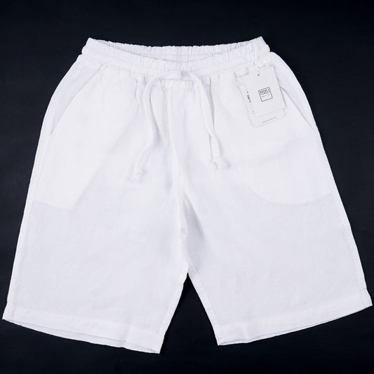 Fedeli 'Vico' Drawstring Linen Shorts