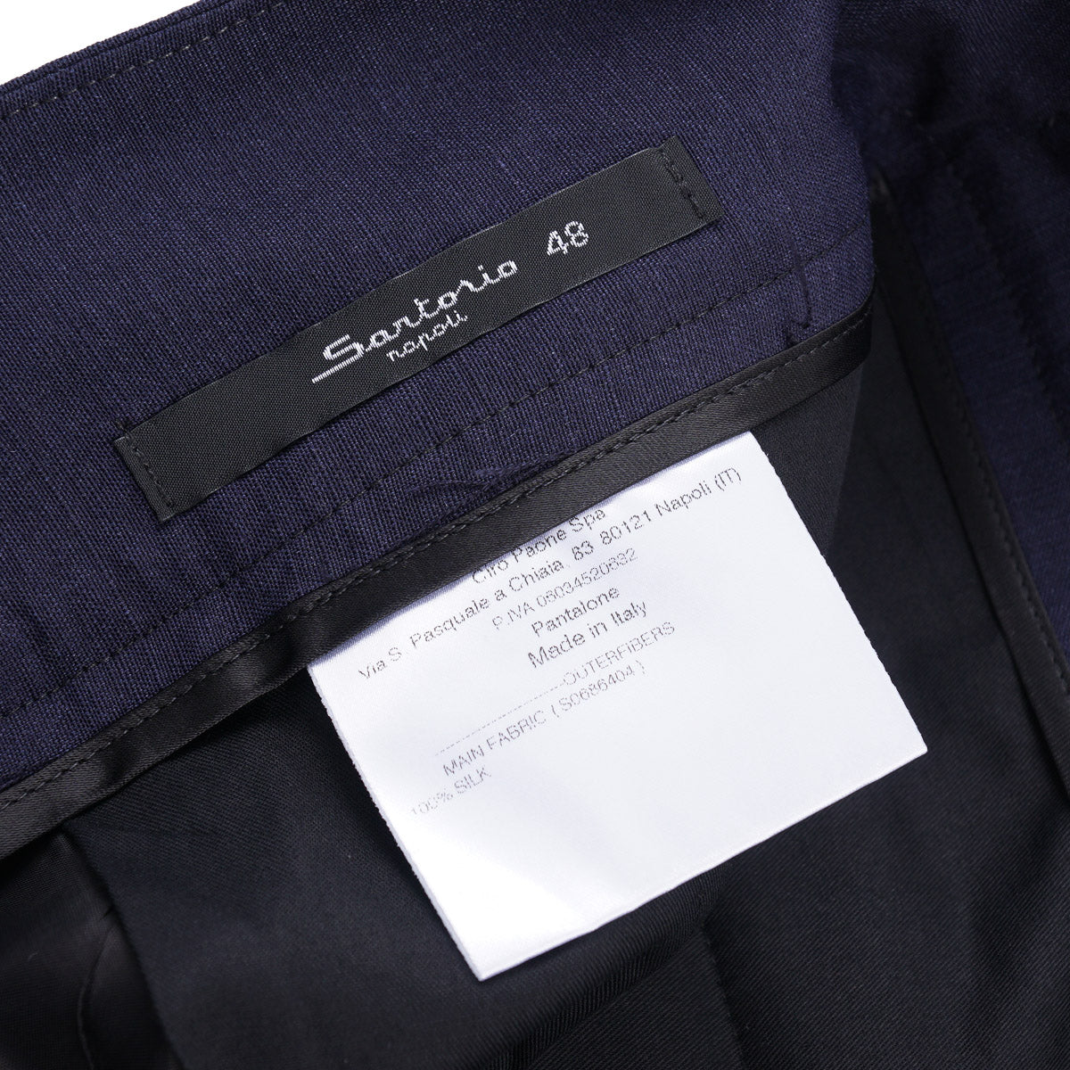 Sartorio Extrafine Silk Dress Pants - Top Shelf Apparel
