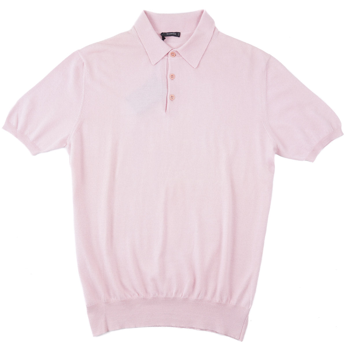 Manrico Short Sleeve Cashmere Polo Sweater - Top Shelf Apparel