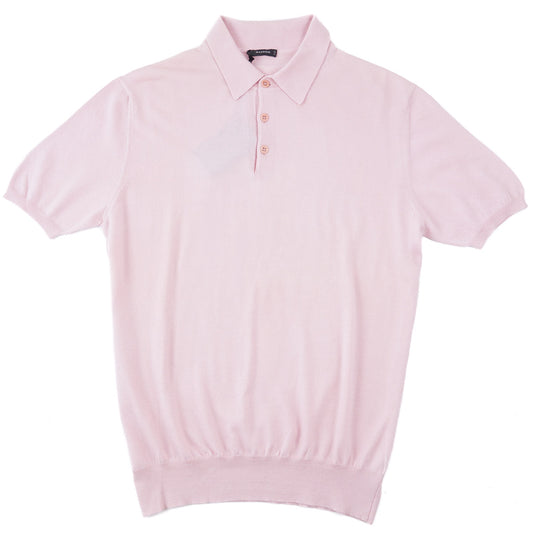 Manrico Short Sleeve Cashmere Polo Sweater