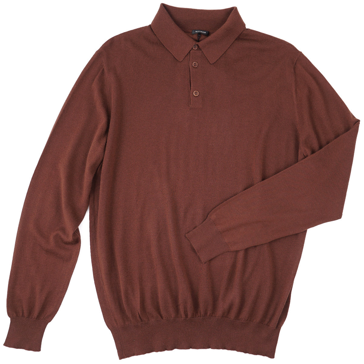 Manrico Lightweight Cashmere-Silk Polo Sweater - Top Shelf Apparel