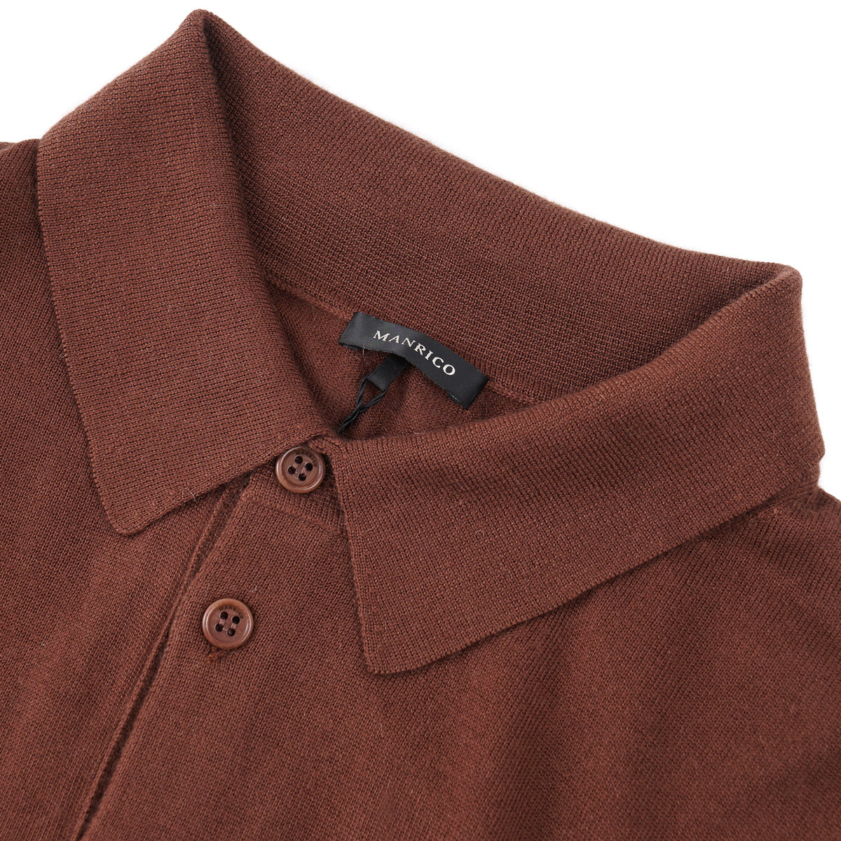 Manrico Lightweight Cashmere-Silk Polo Sweater - Top Shelf Apparel