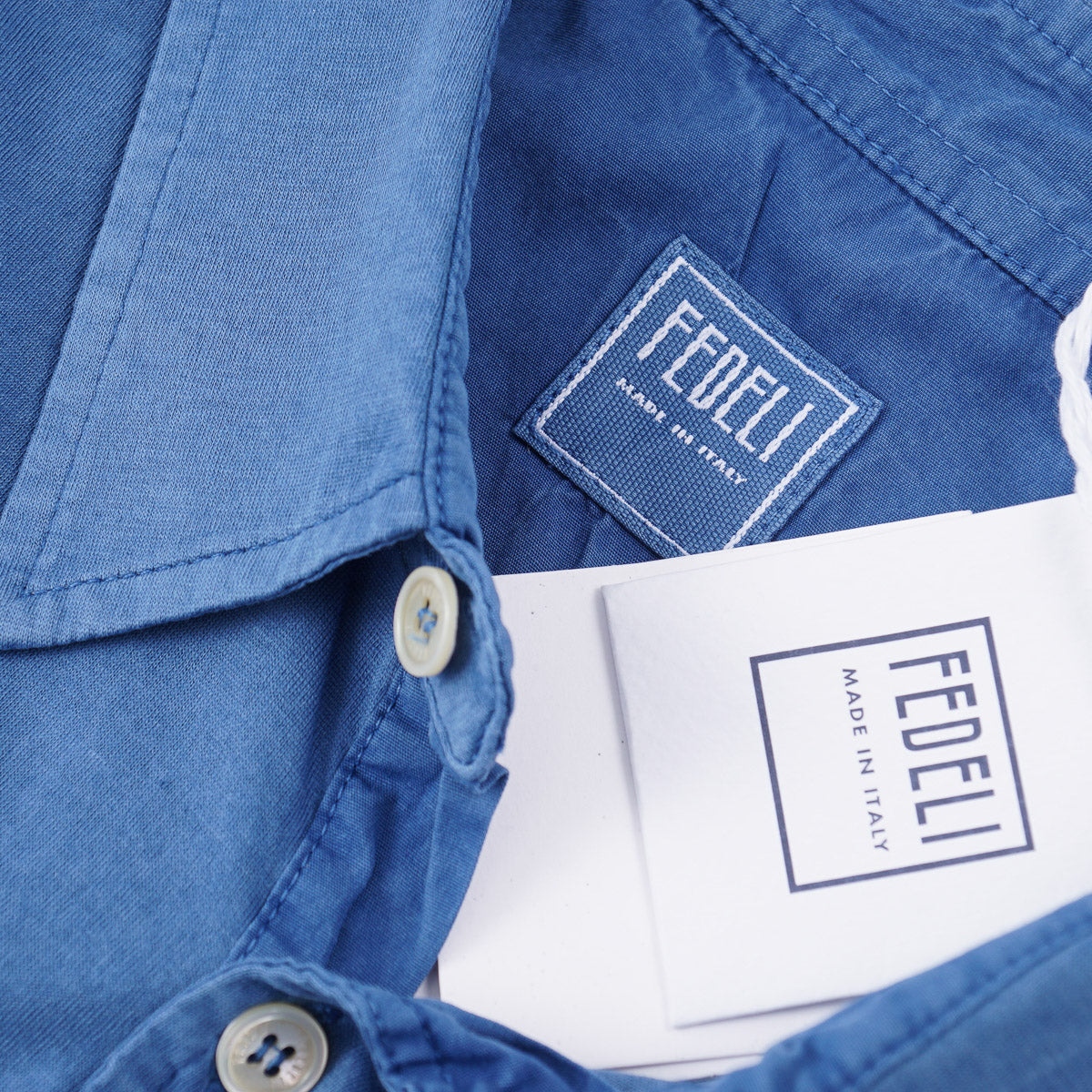 Fedeli 'Superlight' Cotton Polo Shirt