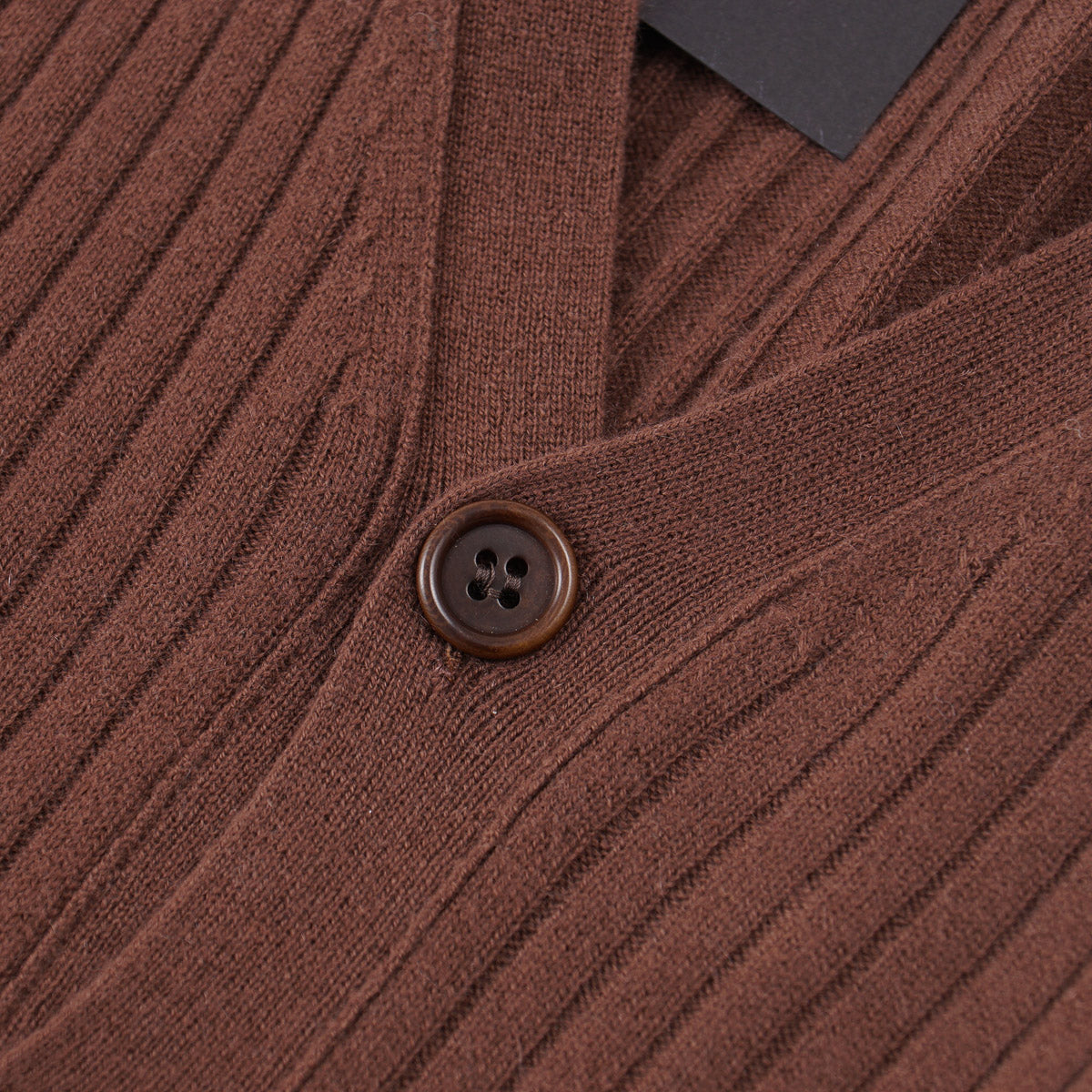 Manrico Rib Knit Cashmere Cardigan Sweater - Top Shelf Apparel