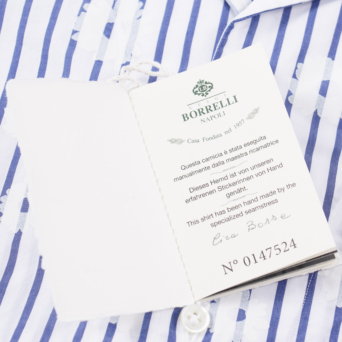 Luigi Borrelli Floral Print Cotton Shirt - Top Shelf Apparel