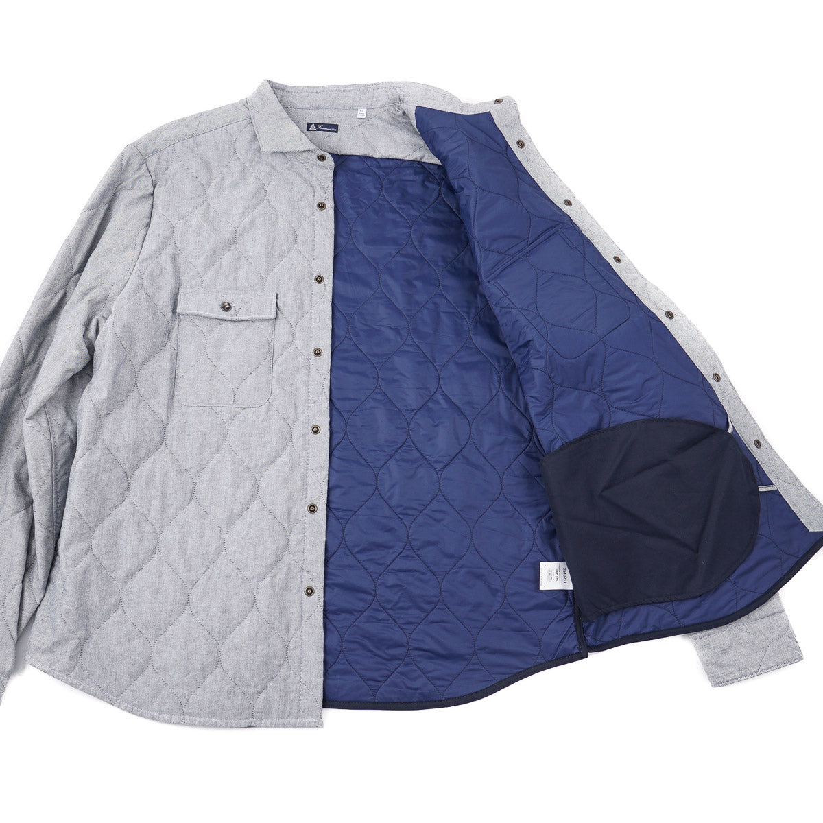 Finamore Quilted Cotton Shirt-Jacket - Top Shelf Apparel