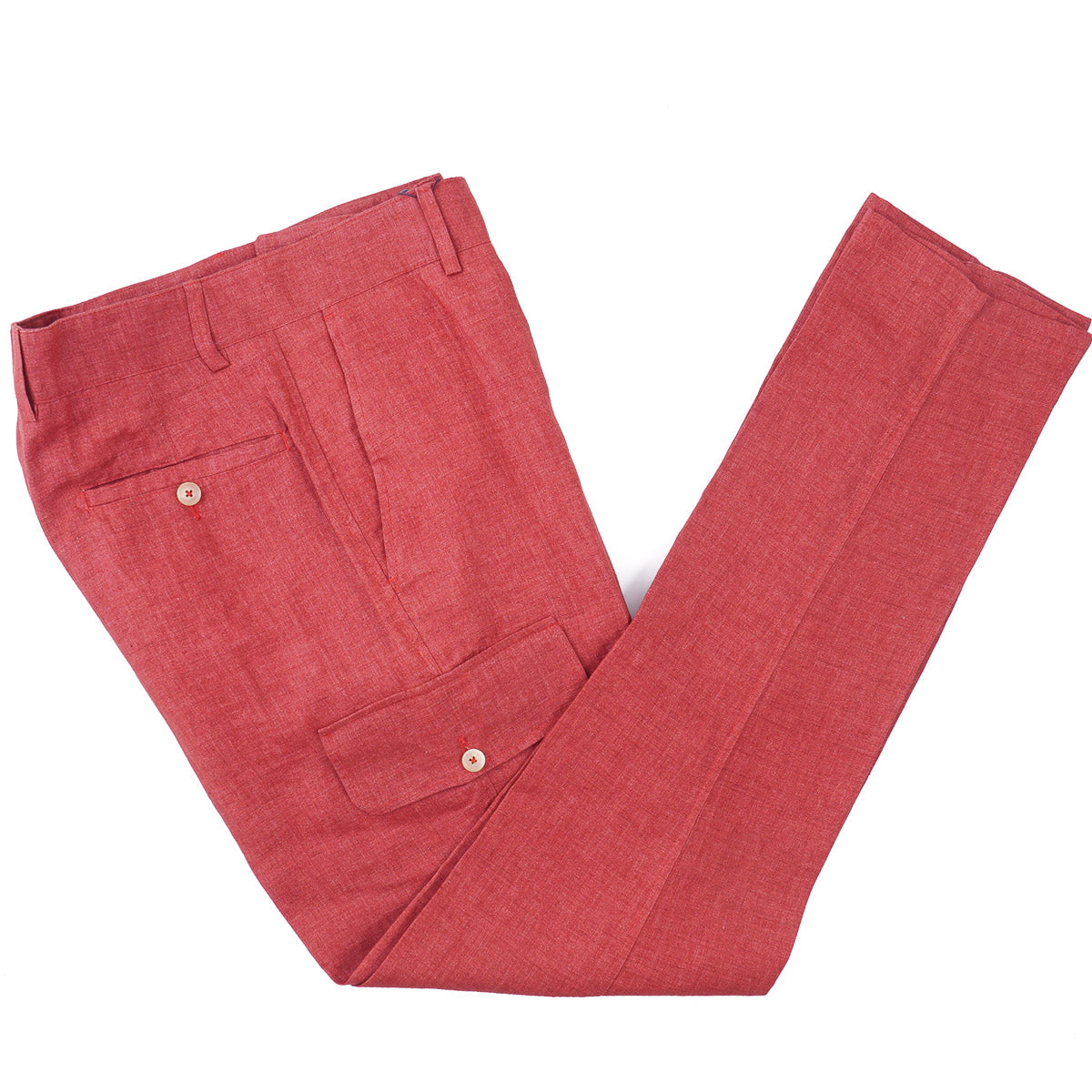 Isaia Linen Pants with Cargo Pockets - Top Shelf Apparel