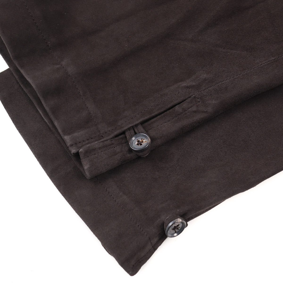 Isaia Lamb Suede Drawstring Jogger Pants - Top Shelf Apparel