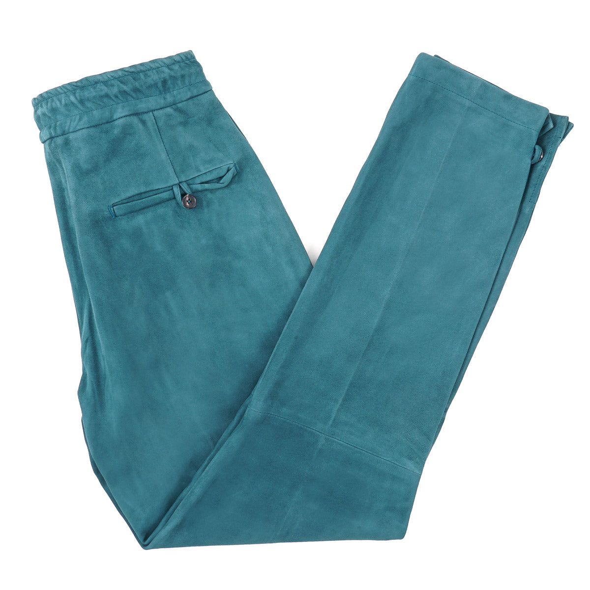 Isaia Lamb Suede Drawstring Jogger Pants - Top Shelf Apparel