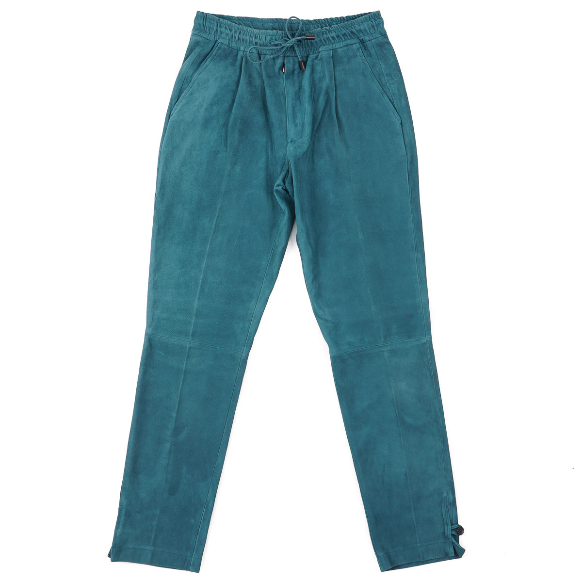 Isaia Lamb Suede Drawstring Jogger Pants - Top Shelf Apparel