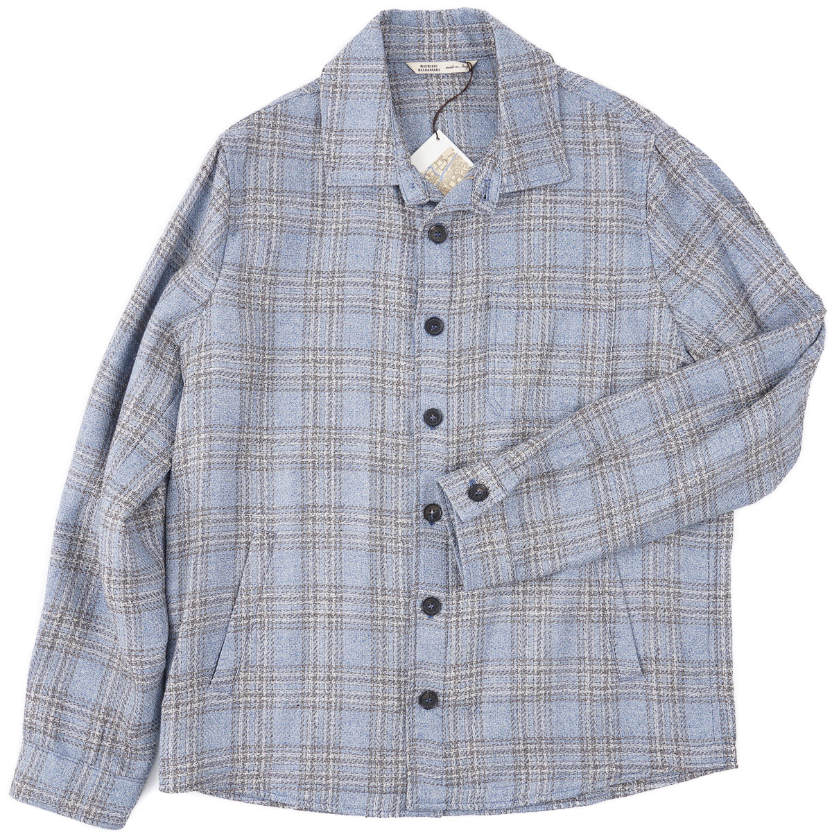 Maurizio Baldassari Wool-Silk-Linen Overshirt - Top Shelf Apparel