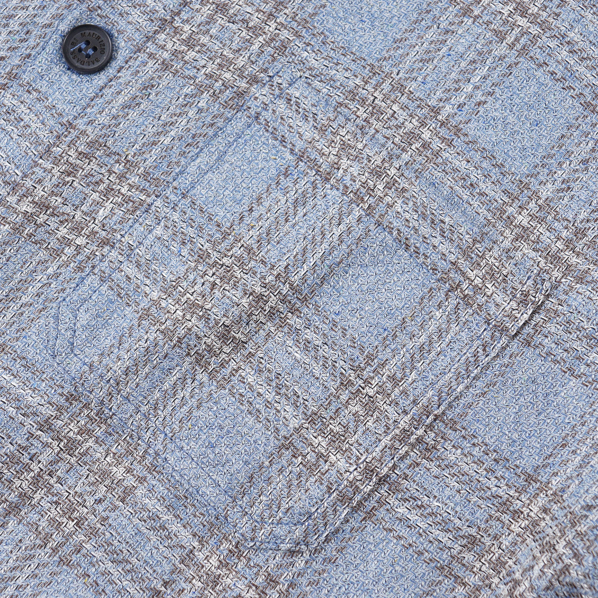 Maurizio Baldassari Wool-Silk-Linen Overshirt - Top Shelf Apparel