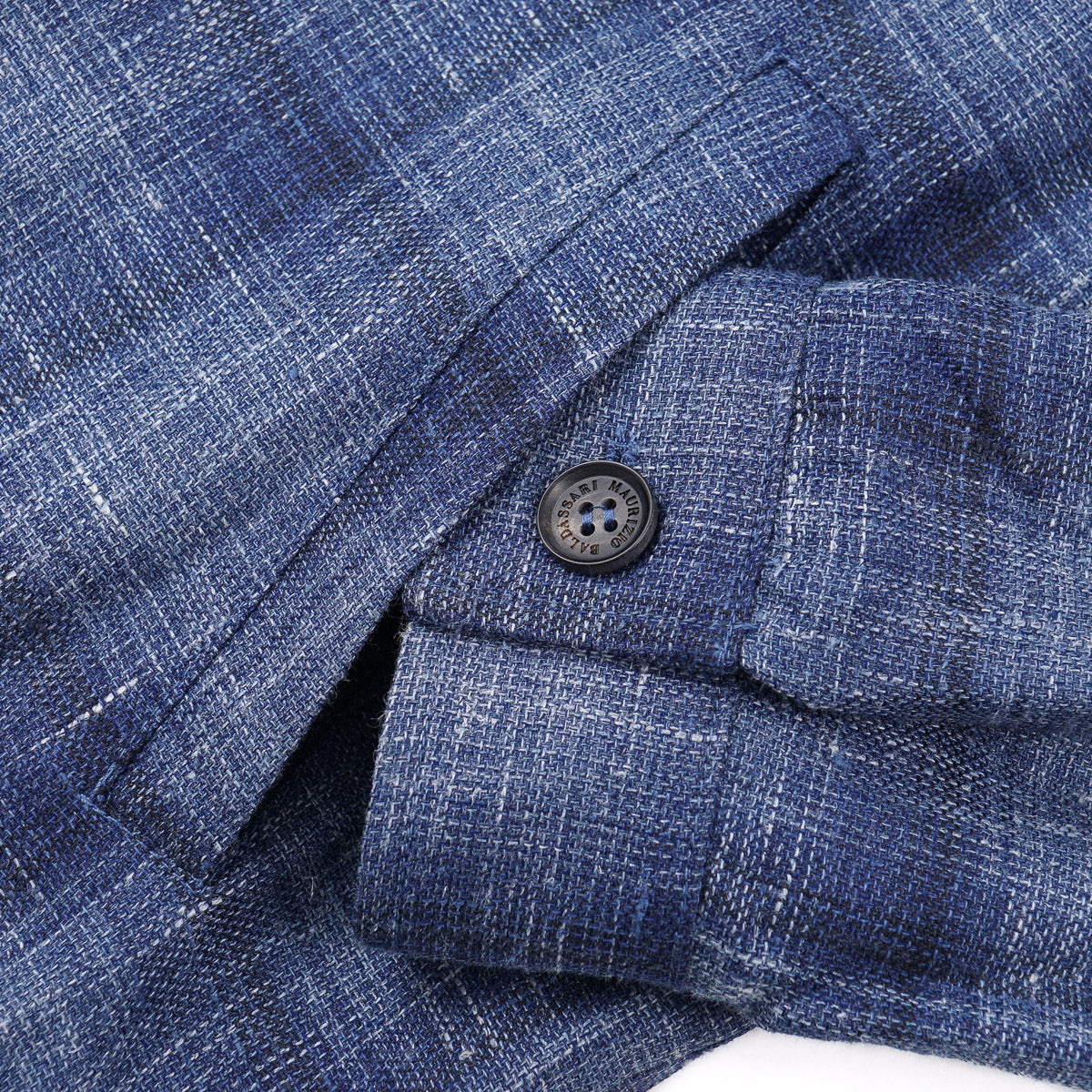 Maurizio Baldassari Wool-Silk-Linen Overshirt