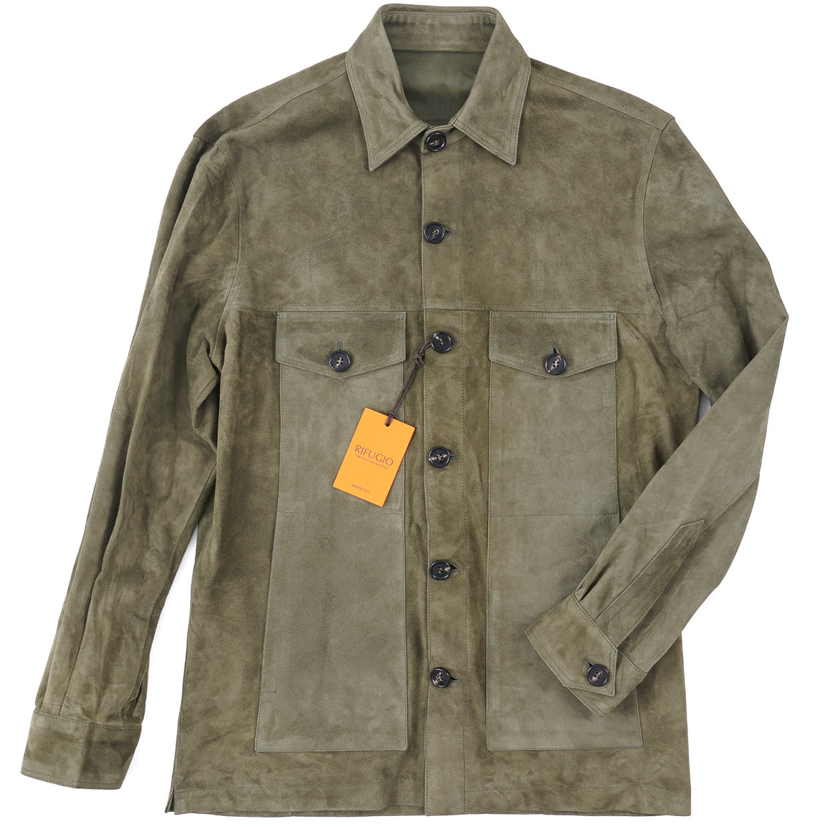 Rifugio Unlined Nappa Suede Overshirt - Top Shelf Apparel