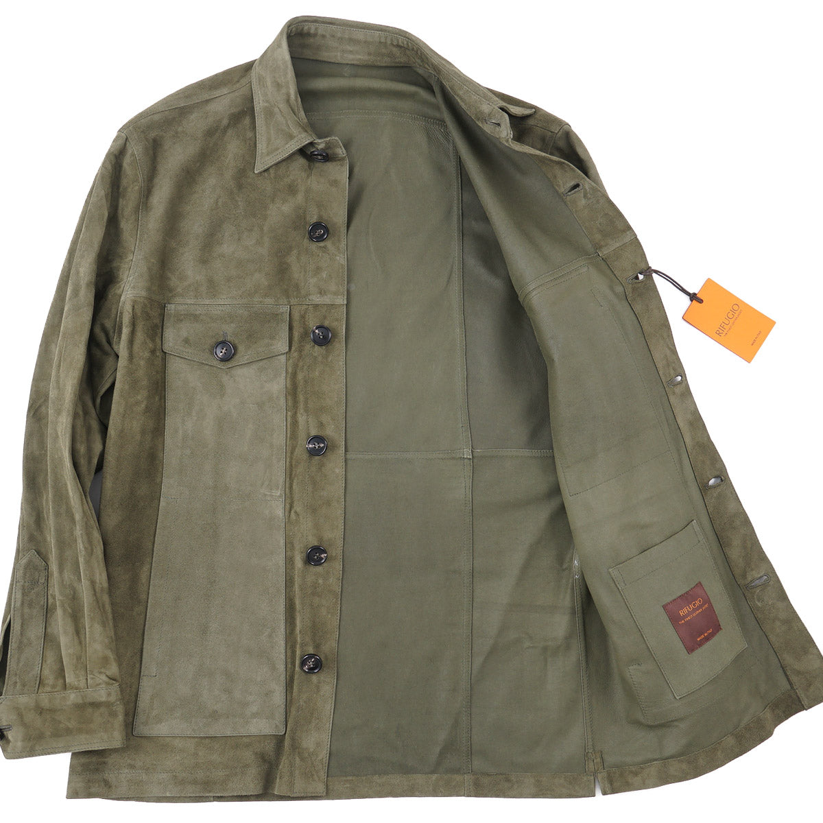 Rifugio Unlined Nappa Suede Overshirt - Top Shelf Apparel