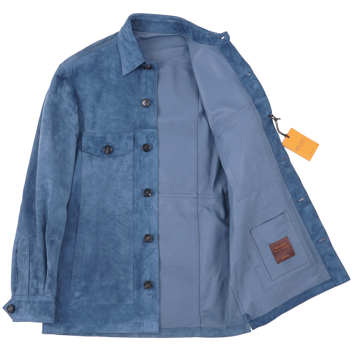 Rifugio Unlined Nappa Suede Overshirt - Top Shelf Apparel