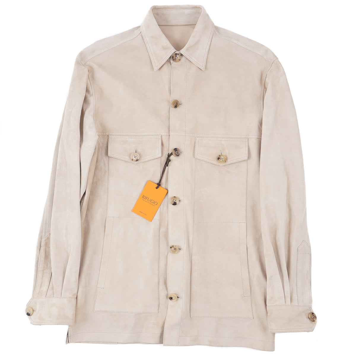 Rifugio Unlined Nappa Suede Overshirt - Top Shelf Apparel