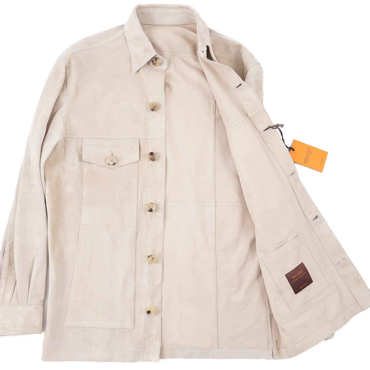 Rifugio Unlined Nappa Suede Overshirt - Top Shelf Apparel