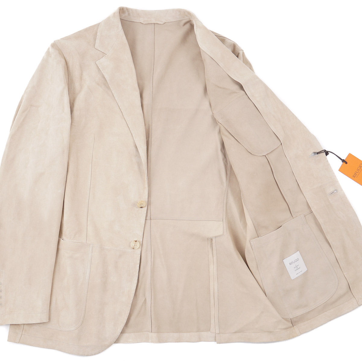Rifugio Unlined Lambskin Suede Blazer - Top Shelf Apparel
