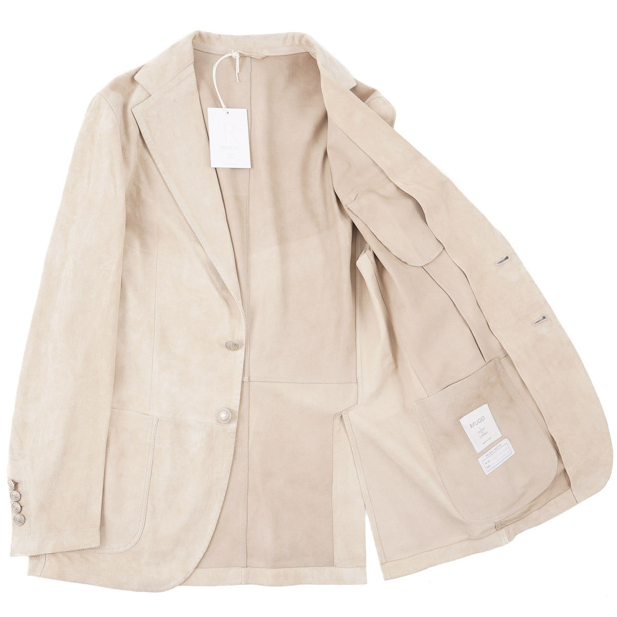 Rifugio Unlined Lambskin Suede Blazer - Top Shelf Apparel