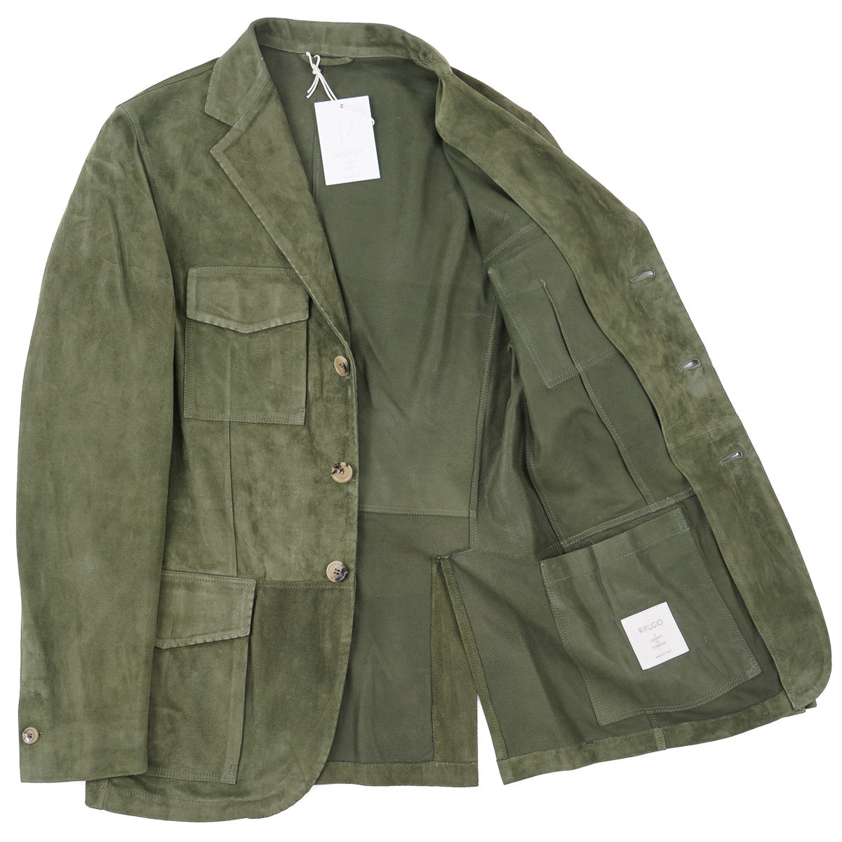 Rifugio Unlined Nappa Suede Field Blazer - Top Shelf Apparel
