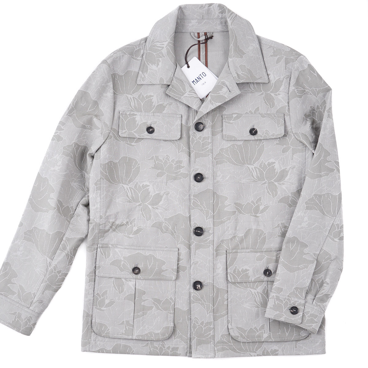 Manto 'Ros' Floral Woven Field Jacket - Top Shelf Apparel