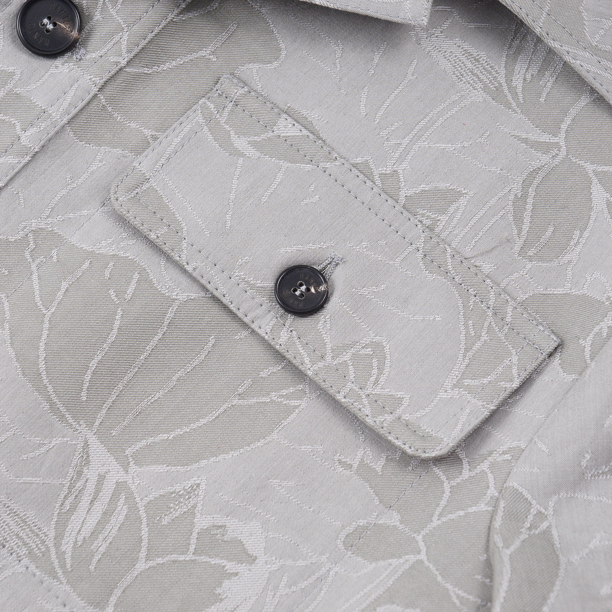 Manto 'Ros' Floral Woven Field Jacket - Top Shelf Apparel