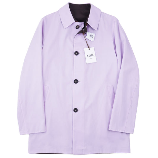 Manto Reversible Light Wool-Silk Coat