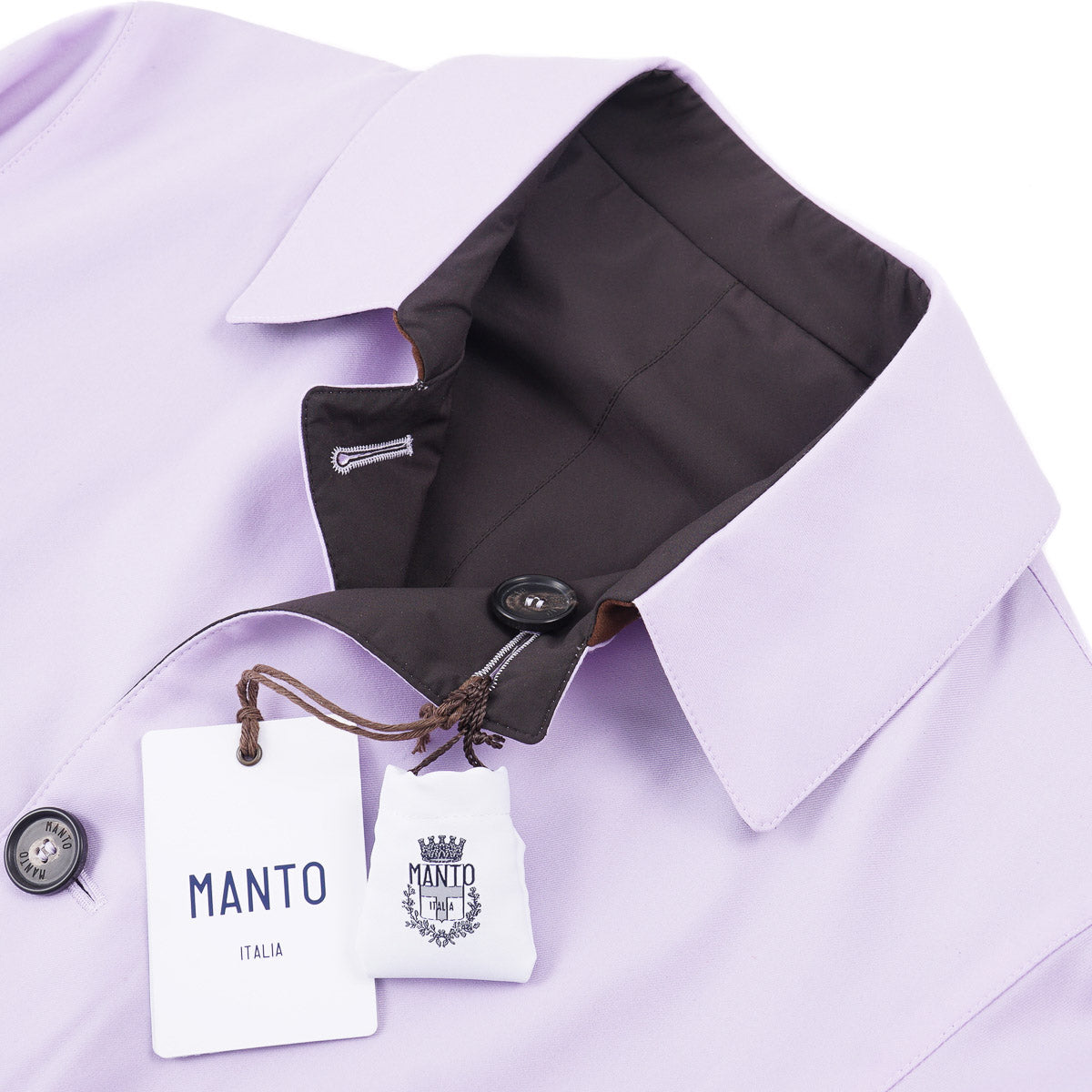 Manto Reversible Light Wool-Silk Coat