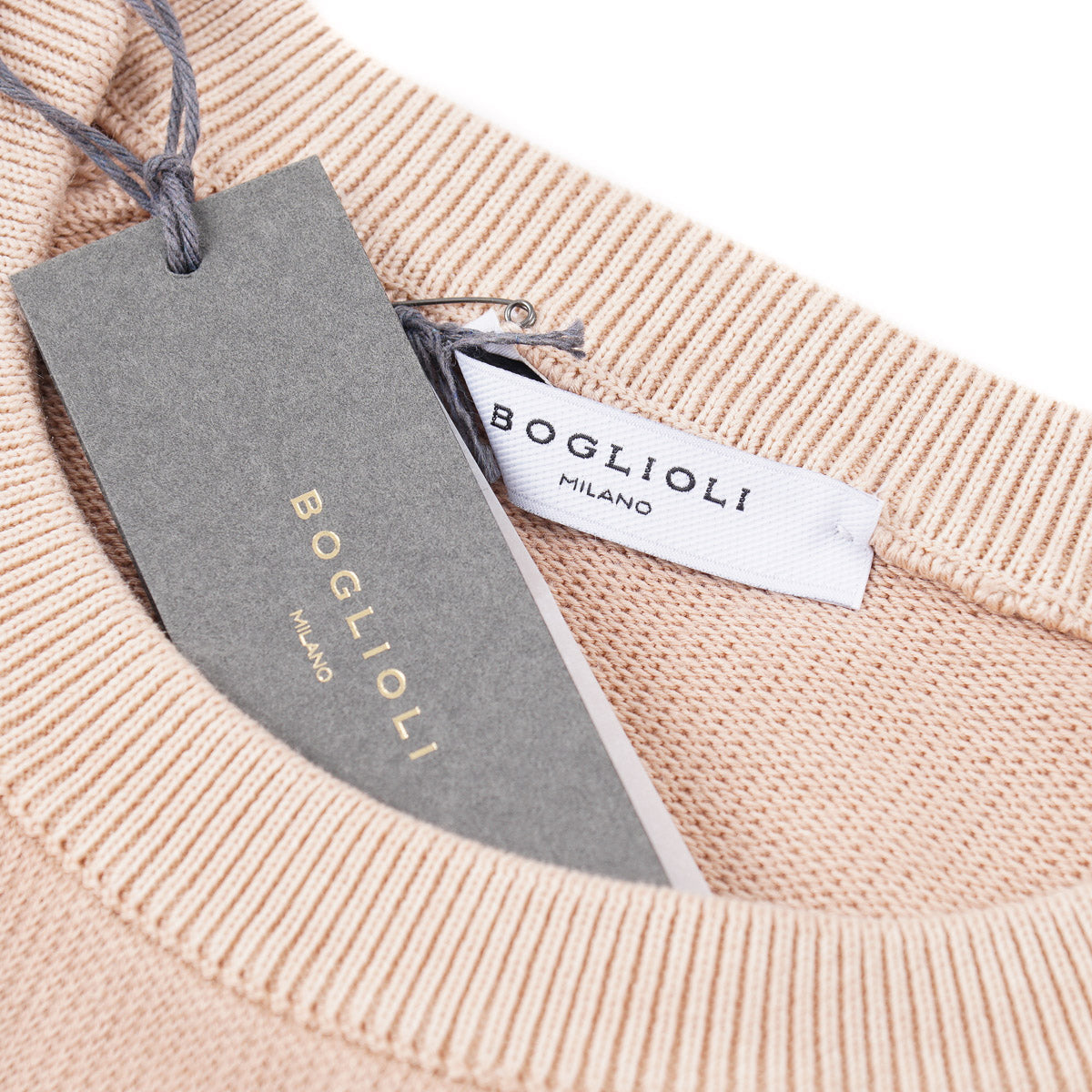 Boglioli Garment-Washed Cotton Sweatshirt - Top Shelf Apparel