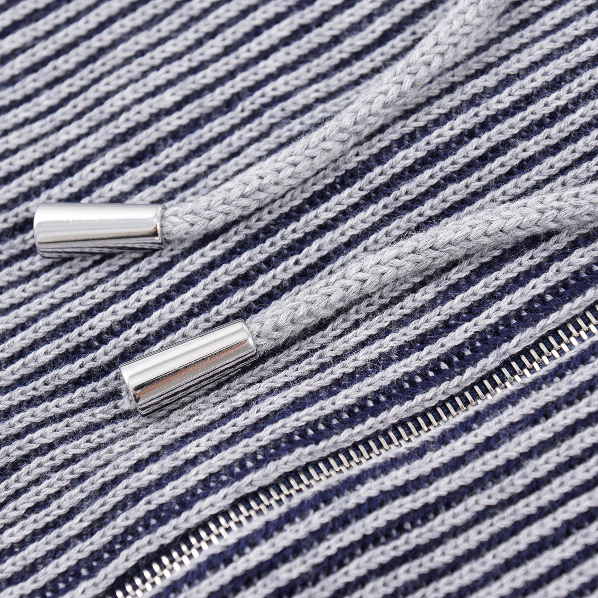 Svevo Full-Zip Cotton-Cashmere Sweater - Top Shelf Apparel